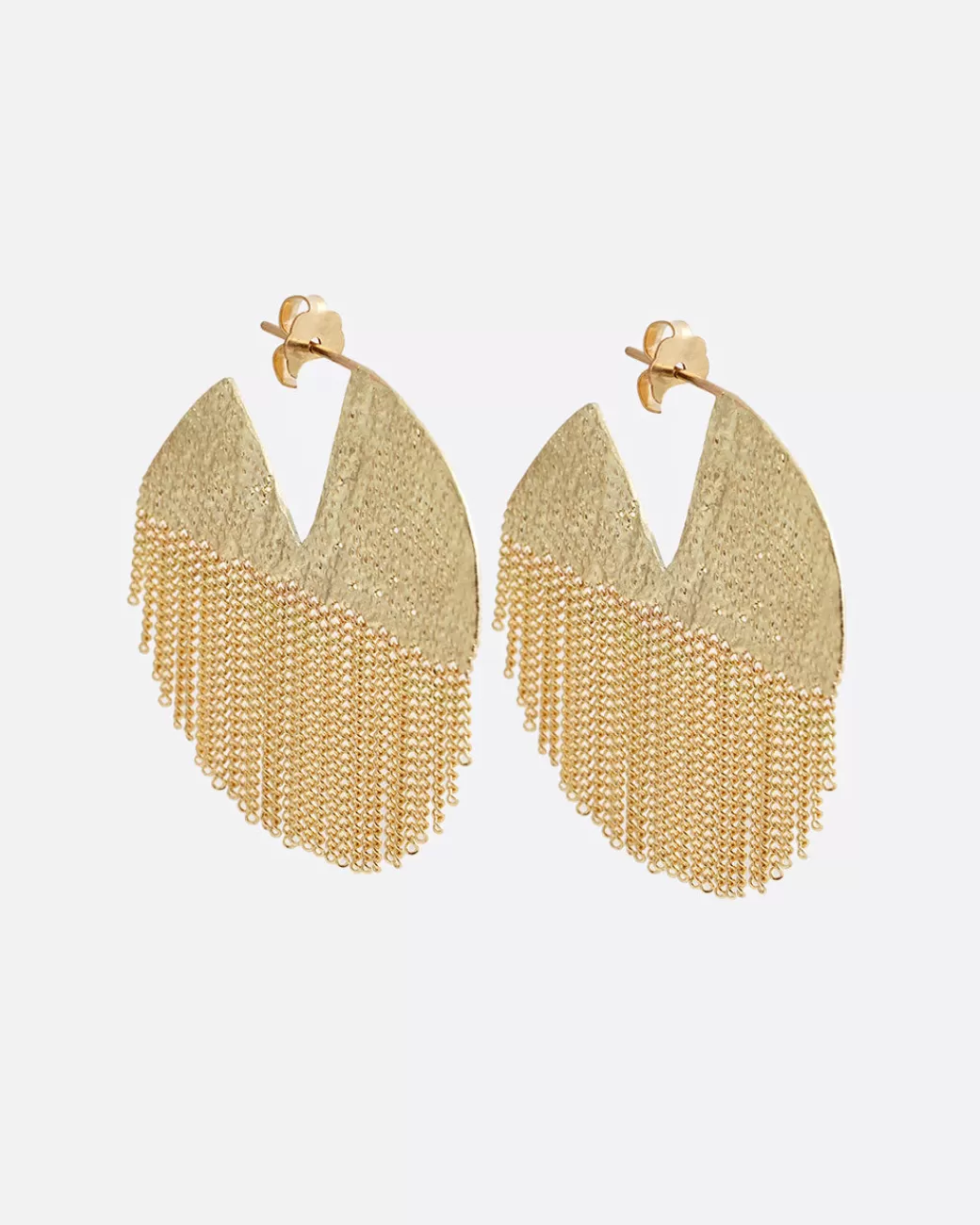 Contemporary>HANNAH KEEFE Chain Pie Earrings