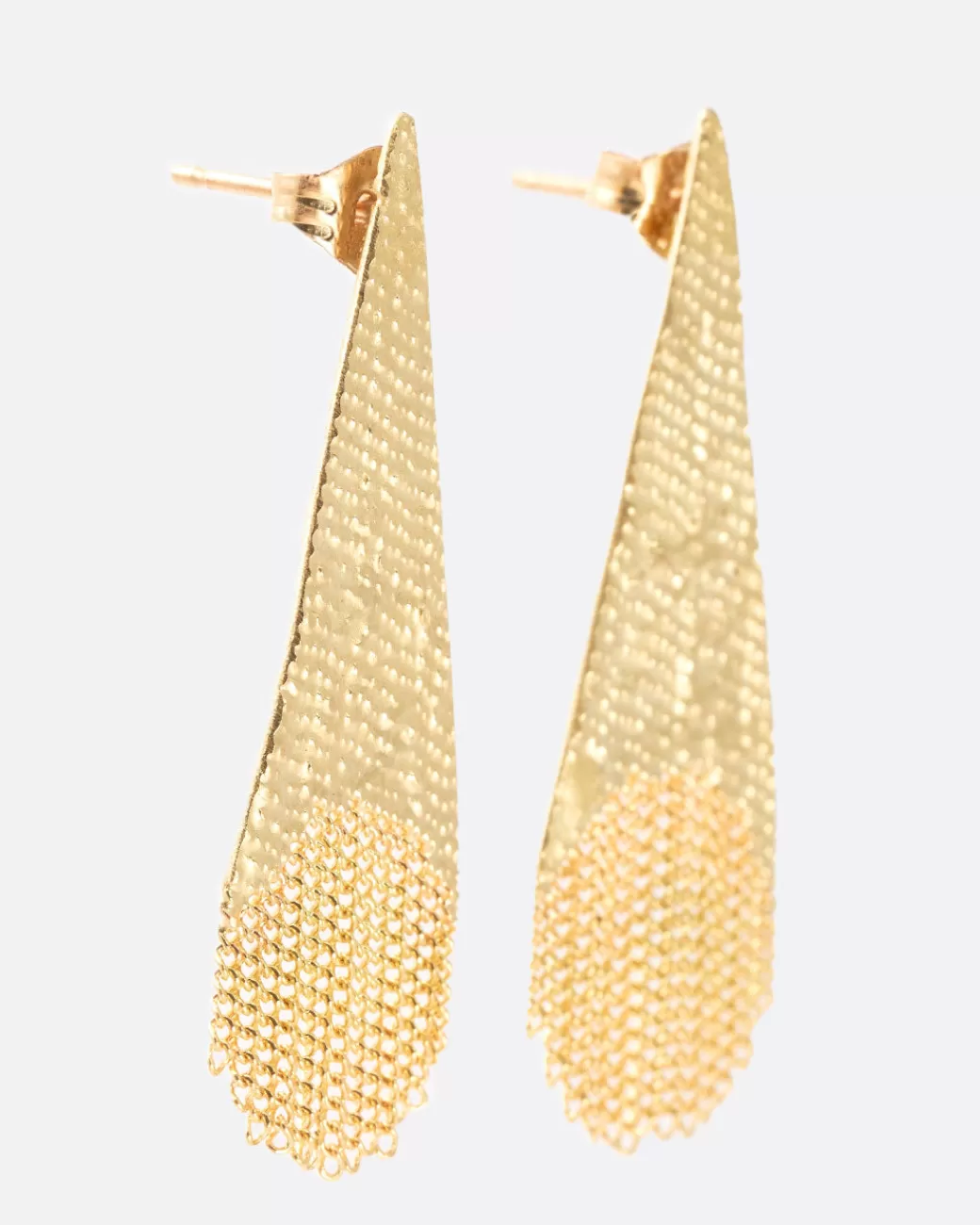 Contemporary>HANNAH KEEFE Chain Teardrop Earrings
