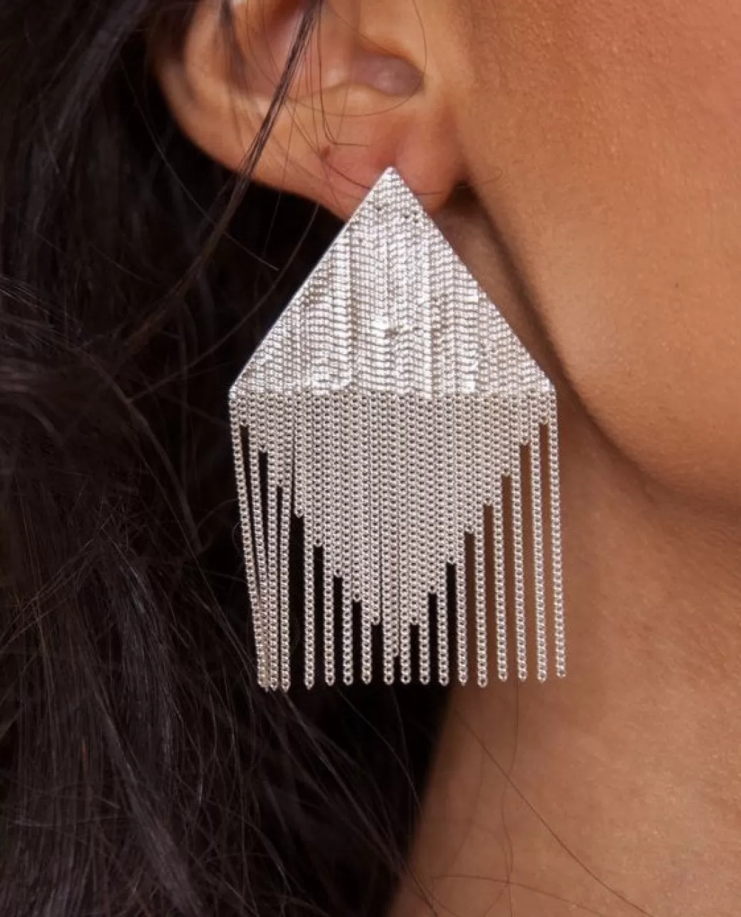 Contemporary>HANNAH KEEFE Chain Tent Earrings