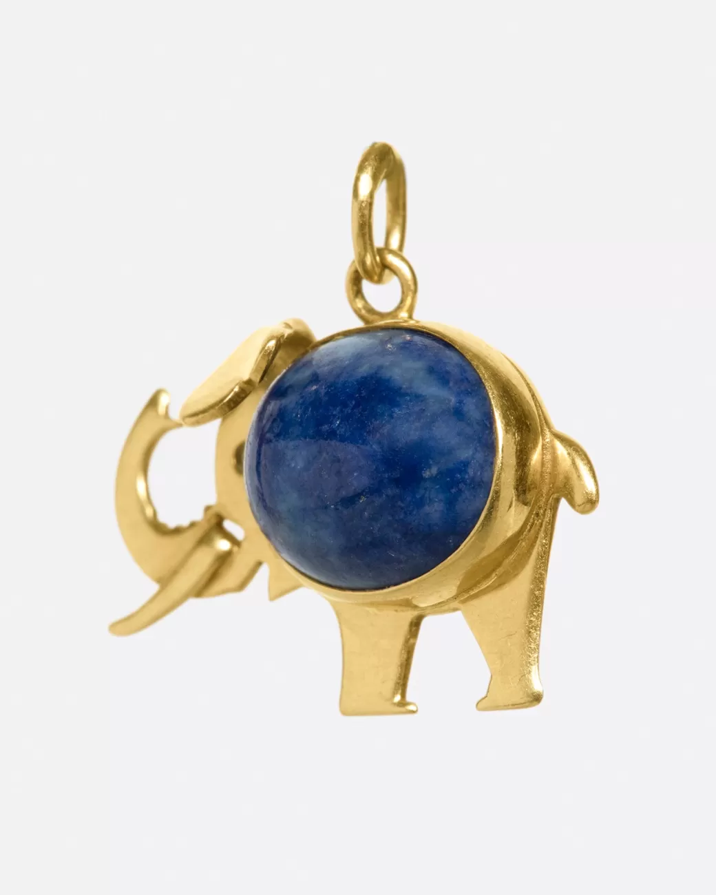 Charms>Love Adorned Vintage Sodalite Elephant Charm